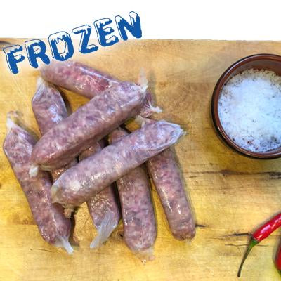 FROZEN 50% Pork 50% Beef Sausages 8 pack HKFC - Farmers Market Limited
