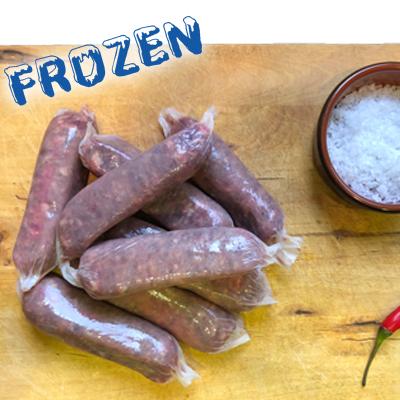 FROZEN 100% Angus Beef Sausages 8 pack HKFC - Farmers Market Limited