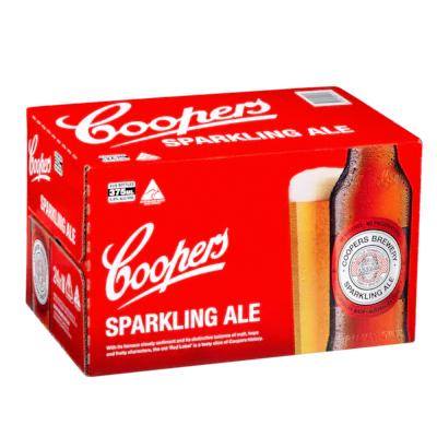 Case of Coopers Sparkling Ale 24 x 375ml bottles - Farmers Market Limited