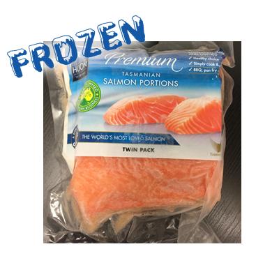 FROZEN Portioned Salmon 2 x 200gm plus pieces HKFC - Farmers Market Limited