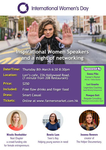 International Womens Day Network Event - Farmers Market Limited