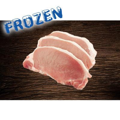 FROZEN 4 x 250gm Pork Midloin Steaks (Sirloin style cut) - Farmers Market Limited